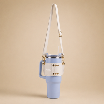 Stanly porte-bouteille d'eau - en cuir PU